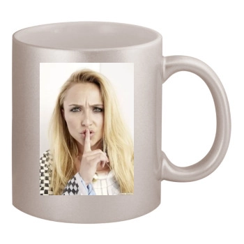 Hayden Panettiere 11oz Metallic Silver Mug