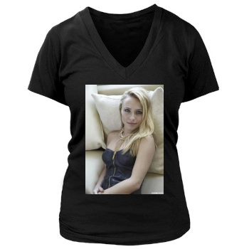 Hayden Panettiere Women's Deep V-Neck TShirt