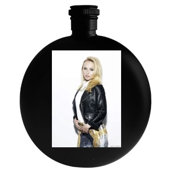 Hayden Panettiere Round Flask