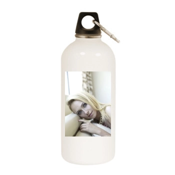 Hayden Panettiere White Water Bottle With Carabiner