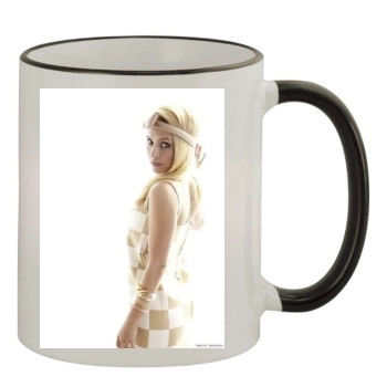 Hayden Panettiere 11oz Colored Rim & Handle Mug