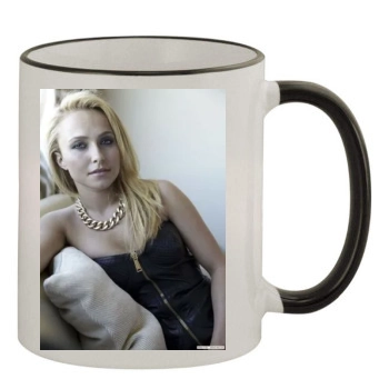 Hayden Panettiere 11oz Colored Rim & Handle Mug