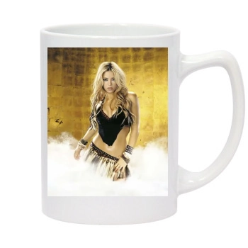 Shakira 14oz White Statesman Mug