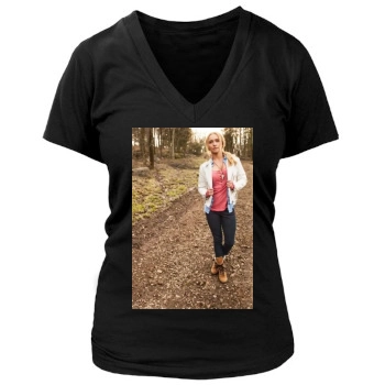 Hayden Panettiere Women's Deep V-Neck TShirt