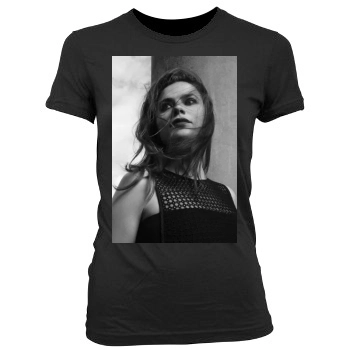 Hayley Atwell Women's Junior Cut Crewneck T-Shirt