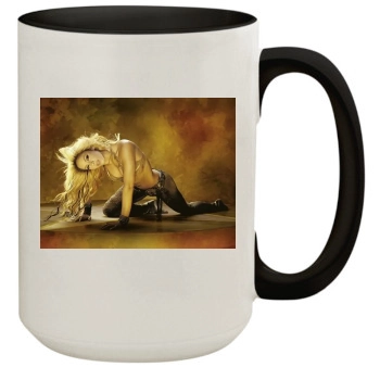 Shakira 15oz Colored Inner & Handle Mug