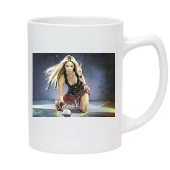 Shakira 14oz White Statesman Mug