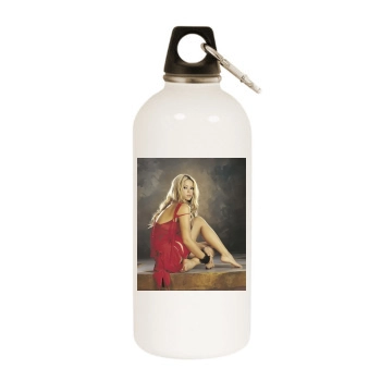 Shakira White Water Bottle With Carabiner