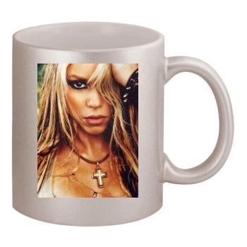 Shakira 11oz Metallic Silver Mug