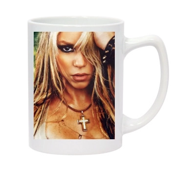 Shakira 14oz White Statesman Mug