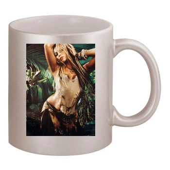 Shakira 11oz Metallic Silver Mug