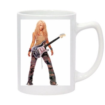 Shakira 14oz White Statesman Mug