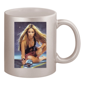 Shakira 11oz Metallic Silver Mug