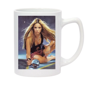 Shakira 14oz White Statesman Mug