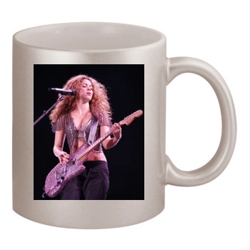 Shakira 11oz Metallic Silver Mug