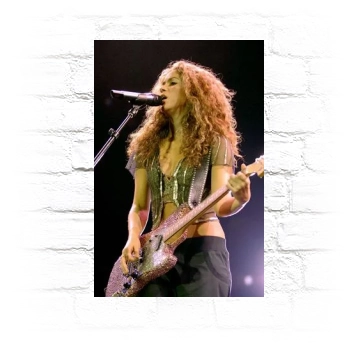 Shakira Metal Wall Art