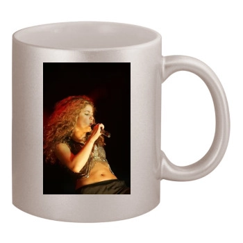 Shakira 11oz Metallic Silver Mug