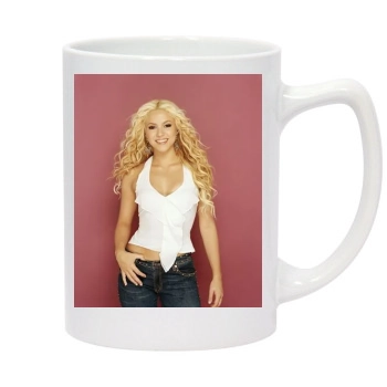 Shakira 14oz White Statesman Mug