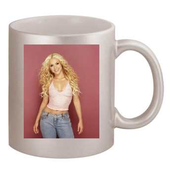 Shakira 11oz Metallic Silver Mug