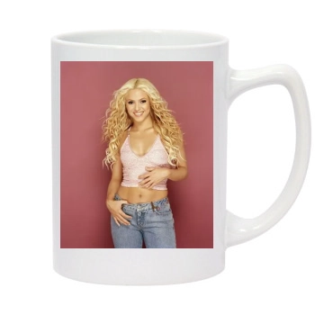 Shakira 14oz White Statesman Mug