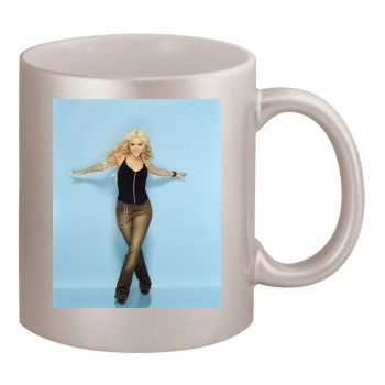 Shakira 11oz Metallic Silver Mug