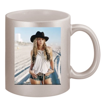 Shakira 11oz Metallic Silver Mug