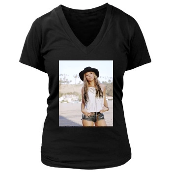 Shakira Women's Deep V-Neck TShirt