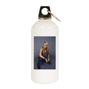 Shakira White Water Bottle With Carabiner