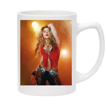 Shakira 14oz White Statesman Mug