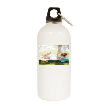 Shakira White Water Bottle With Carabiner