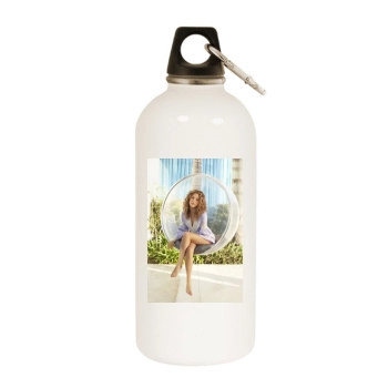 Shakira White Water Bottle With Carabiner