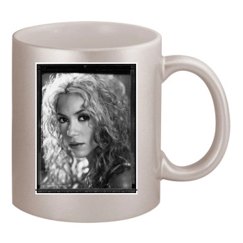 Shakira 11oz Metallic Silver Mug