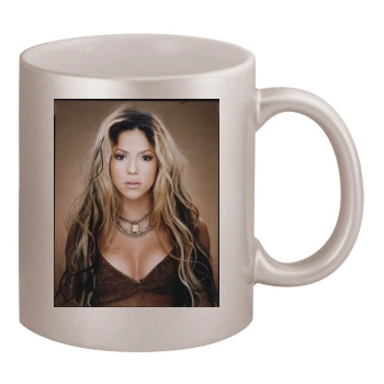 Shakira 11oz Metallic Silver Mug