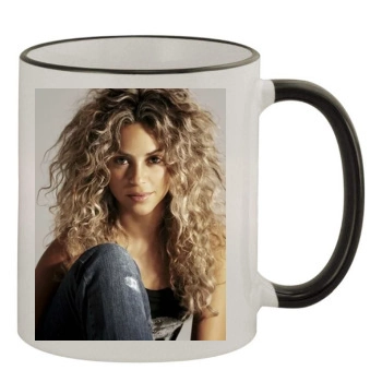 Shakira 11oz Colored Rim & Handle Mug