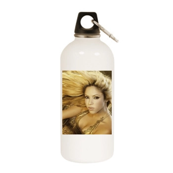 Shakira White Water Bottle With Carabiner