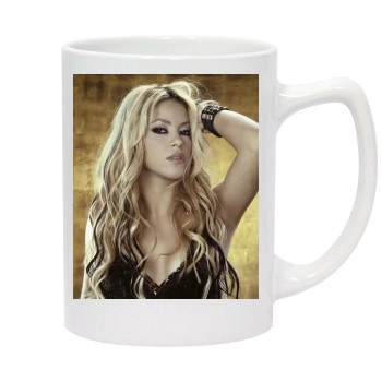 Shakira 14oz White Statesman Mug