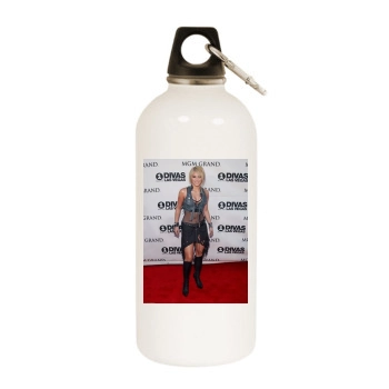 Shakira White Water Bottle With Carabiner