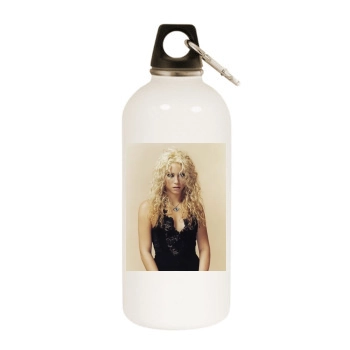 Shakira White Water Bottle With Carabiner