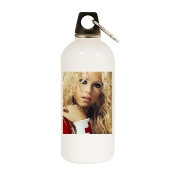 Shakira White Water Bottle With Carabiner