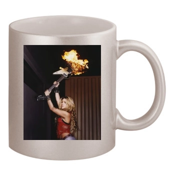 Shakira 11oz Metallic Silver Mug