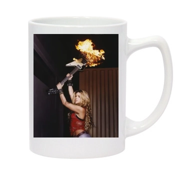 Shakira 14oz White Statesman Mug