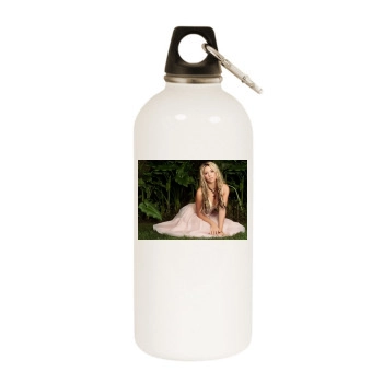 Shakira White Water Bottle With Carabiner