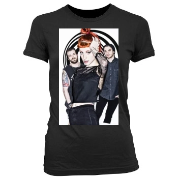 Hayley Williams Women's Junior Cut Crewneck T-Shirt