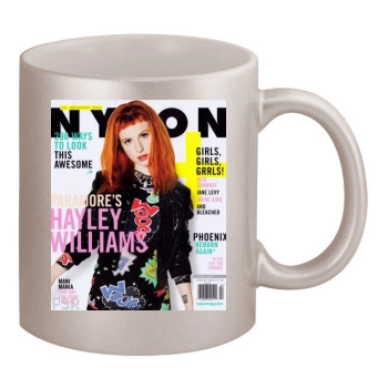 Hayley Williams 11oz Metallic Silver Mug