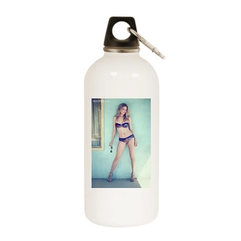 Heather Graham White Water Bottle With Carabiner