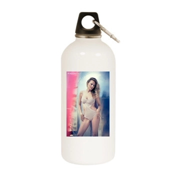 Heather Graham White Water Bottle With Carabiner