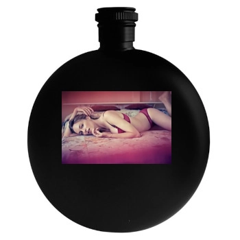 Heather Graham Round Flask