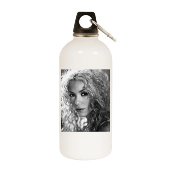 Shakira White Water Bottle With Carabiner