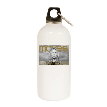 Heather Graham White Water Bottle With Carabiner