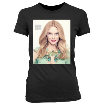 Heather Graham Women's Junior Cut Crewneck T-Shirt